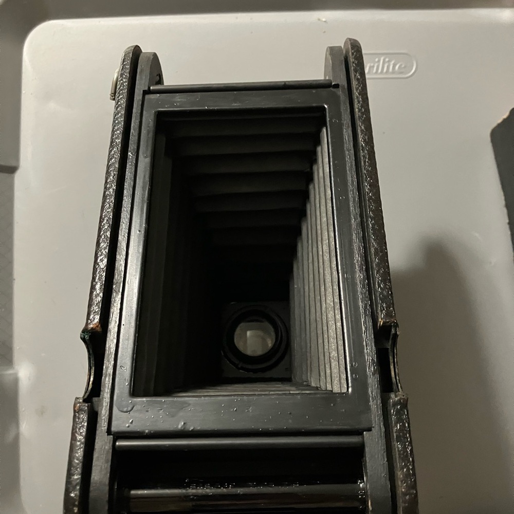 Kodak Junior No. 2c Autographic Black Classic Folding Film Camera - Picture 5 of 16